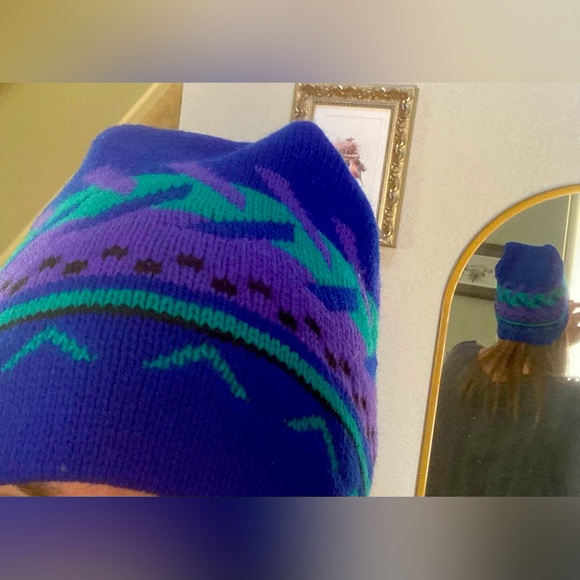 VINTAGE - 90s Ski hat; s/m; maybe Columbia brand - Picture 3 of 7